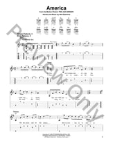 America Guitar and Fretted sheet music cover